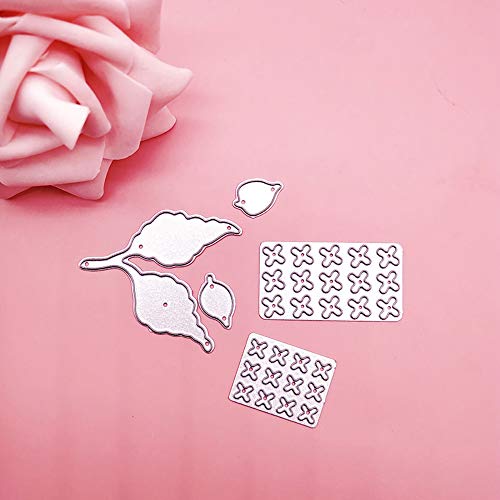Christmas Stencils DIY Flower Floral Leaves Metal Cutting Dies