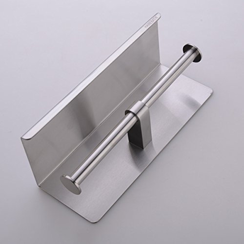 HANEBATH Bathroom Wall Mounted Double Toilet Paper Roll Holder, Brushed Nickel