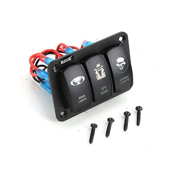 Rupse-3-Gang-Marine-Boat-Car-Switch-Panel-Blue-Red-LED-Light-5pin-On-off-Rocker-Switch-12-24V