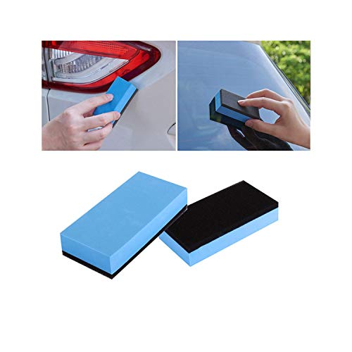 1/2Pcs Car Wash Foam Ceramic Coating Sponges Glass Nano Wax Coat Applicator Pad Home car Cleaning Tools