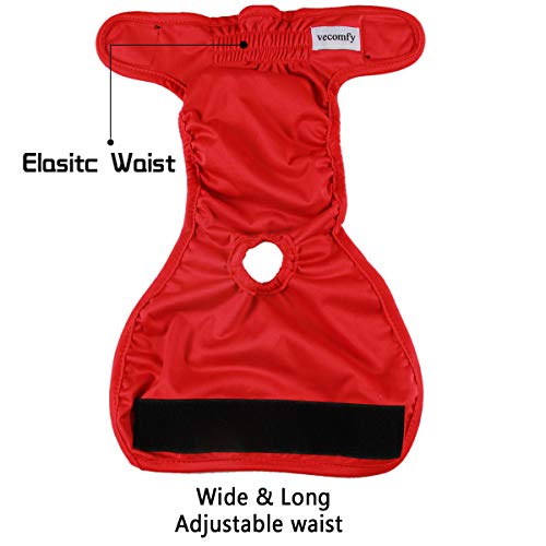 Washable Dog Diapers Female for Small Dogs 4 Pack,Premium