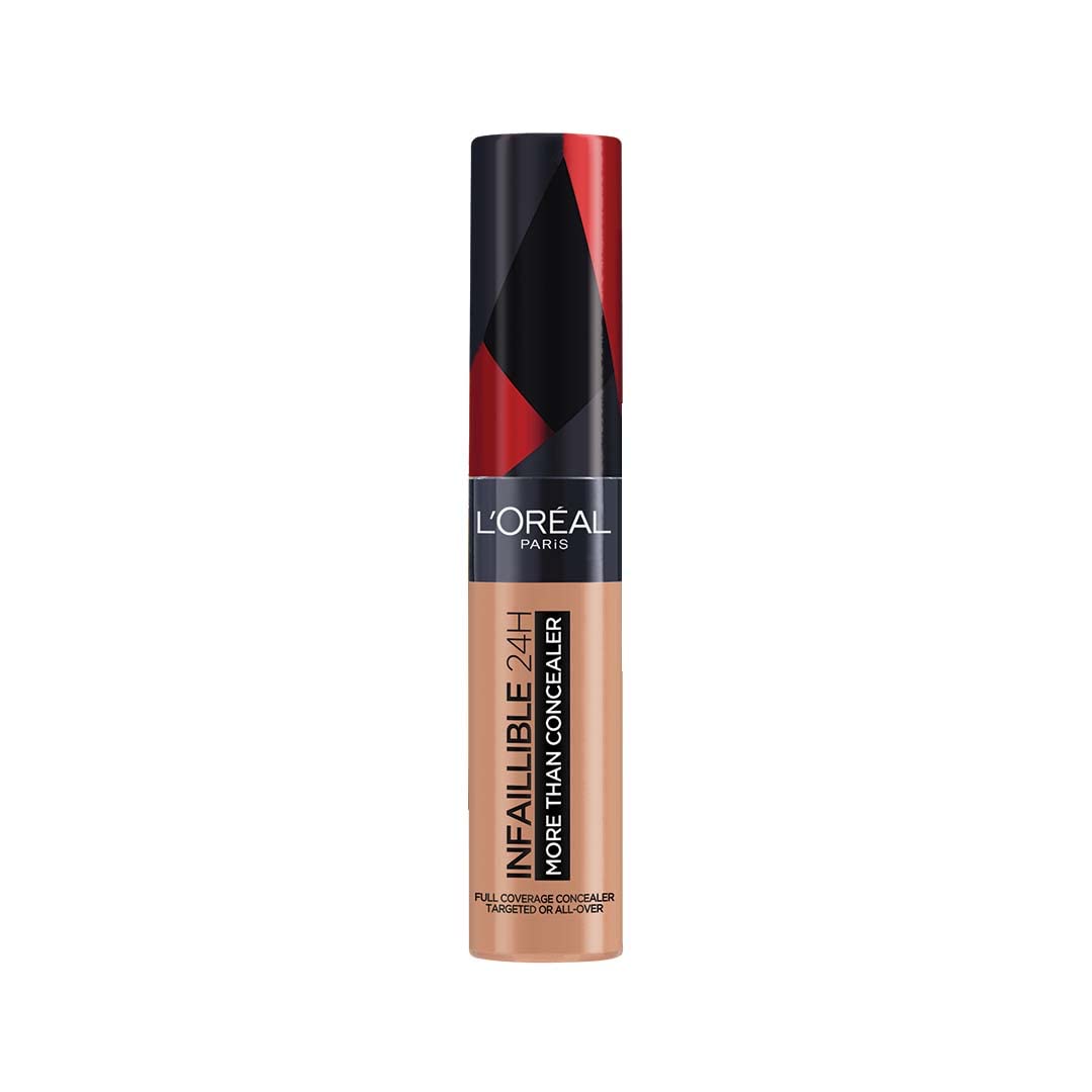 L'Oréal Paris Infallible 24H More Than Concealer, Full-coverage, Longwear and Matte Finish, 330 Pecan