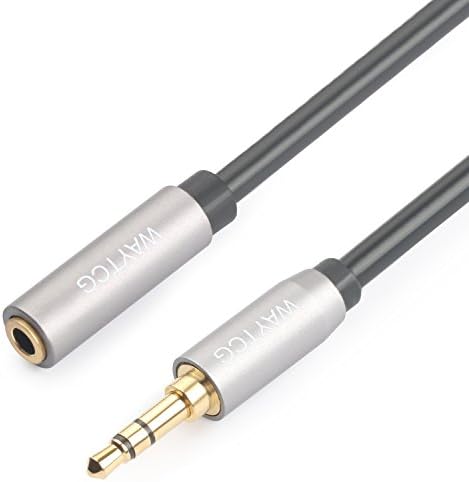 WAYTCG 3.5mm Stereo Audio Extension Cable (25 feet/7.62m) - Male to Female Aux Extension Cable [24K Gold Plated Connectors] for Headphone, Phones, Speakers, Tablets, PCs, MP3 Playe and more Devices