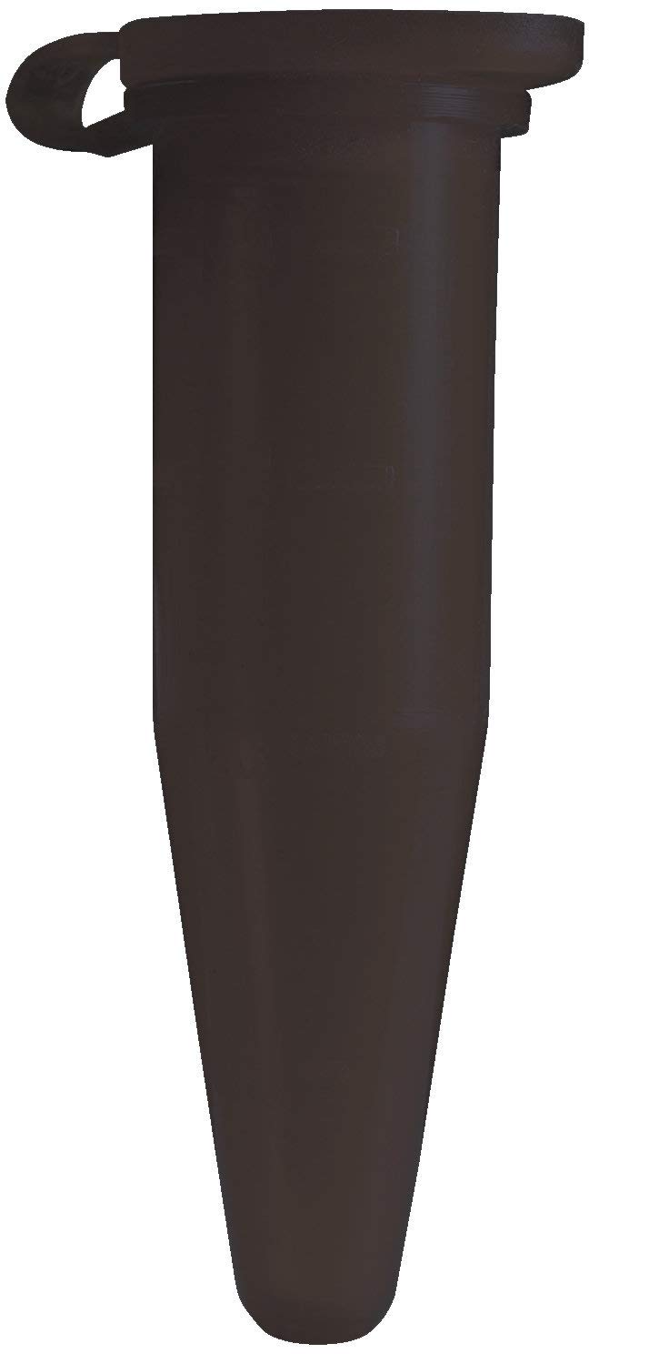 Labsales Micro Centrifuge Tubes, 1.5ml Polypropylene, Centrifuge tubes, Vials, Sample Tubes, Microtubes, Pack of 100, Black Colour