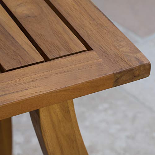 Sadie Outdoor Accent Side Table Acacia Wood Pricepulse