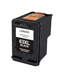 Lemero   Cartucho de tinta remanufacturado para HP 63 63XL (1 negro y 1 tri color) para HP Officejet 4650 3830 4652 ENVY 4520 4512 Deskjet 3630 1112