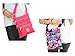 Govc Simple Lightweight Multi-pocket Waterproof Nylon Casual Shoulder Crossbody Bags Zipper Handbags (Black)