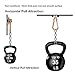 10L0L (2) Super-Strong Neodymium Magnet Holds 35 Lbs! Carabiner Snap Hook