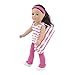 Emily Rose 18 Inch Doll Clothes for My Life and American Girl Dolls | Doll 5 Piece Gymnastics Yoga Exercise Outfit | 18 Inch Doll Clothes for Journey Girls Dolls