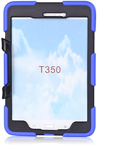 Galaxy Tab A 8.0 T350 Case, KRYSTALH Shockproof Heavy Duty Armor Rugged Hybrid Full Body Protective Tablet Case Cover with Builit In Kickstand for Samsung Galaxy Tab A 8.0 inch (SM-T350 Case) (Blue)