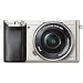 Sony Alpha a6000 Mirrorless Camera w/ 16-50mm Lens & Two 64GB SD Card Bundle (Silver)thumb 1