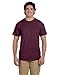 Hanes mens 5.2 oz. 50/50 ComfortBlend EcoSmart T-Shirt(5170)-Maroon-2XL