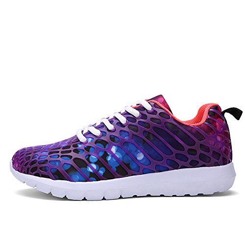 Mysky Fashion Unisex Women Men Leisure Camouflage Comfortable Cross Tie Mesh Running Sport Shoes Sneakers - Thumbnail 7