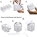 VGOODALL 100 PCS Wedding Favor Boxes Laser Cut boxes Party Favor Box Small Gift Boxes Lace Candy Boxes for Wedding Baby Shower Birthday Party with Ribbons