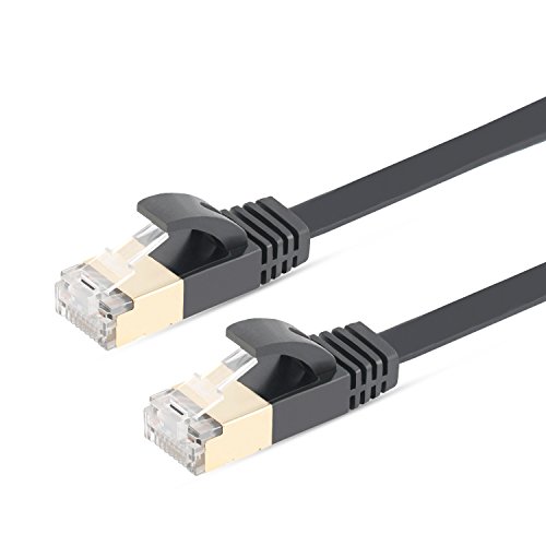 Shd flat cat7 cable network cord shielded ethernet patc…