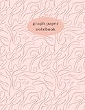 Graph Paper Notebook: Large Pink Patterned Graph