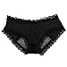 Meetyoo 2 Pack Women Sexy mesh Hollow Panties Lace Floral Open Underwear with Bow Tie