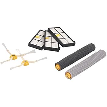 iRobot Authentic Replacement Parts-Roomba 800 and 900 Series Replenishment Kit (3 AeroForce Filters, 2 Spinning Side Brushes, and 1 Set of Multi-Surface Rubber Brushes)