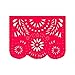 Fiesta Banner Plastic Papel Picado 2 Pack: 10 Large Multi-Colored Panels 16 feet Long for Mexican Themed Party Supplies for Festivals, Dia De Muertos, Coco Theme, Flower Decor by Ole Mission