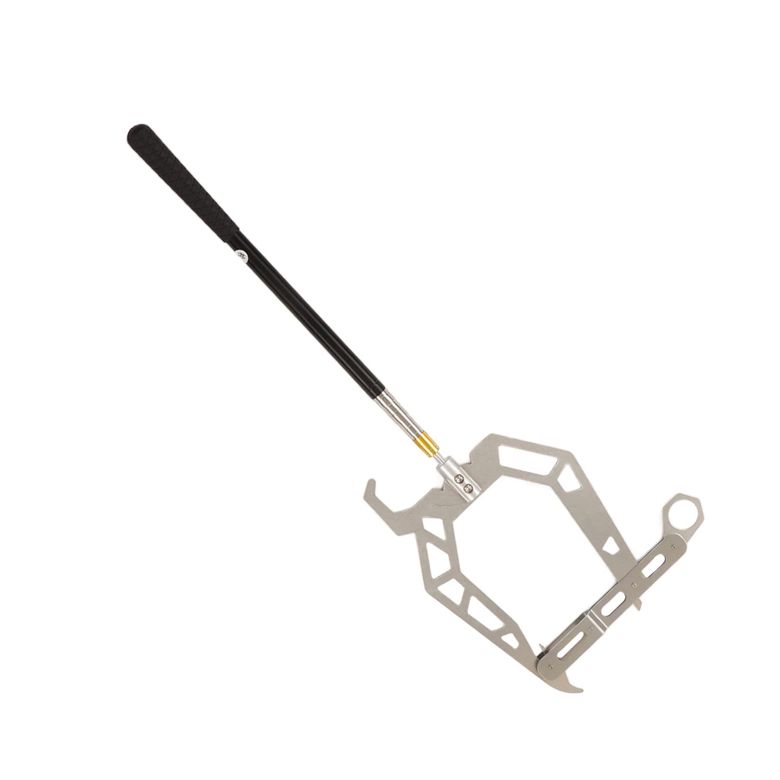 KIMISS Mooring Rope Dock Hook,The Boat Hook,for Your Home and Outdoor U Type Mooring Rope Threader Dock Hook Cable Wire Guider Ship Parking Tool (With Telescopic Rod) (Qiiluvt9rumc2og-12)