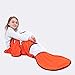 Echolife Clown Fish Tail Blanket Soft Fleece Children Sleeping Bag Christmas Gifts for Kids 3-10 Years Old - Designed by Echolife (Clown Fish)