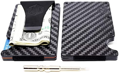 Carbon Fiber Wallet Money Clip By Widely Quality Rfid -
