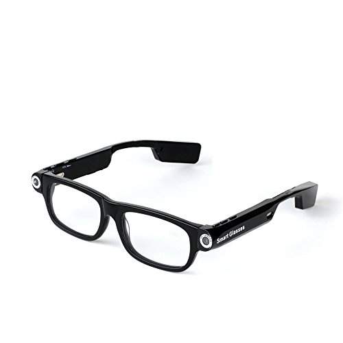 Spardar Spy Glasses 1280x720p CSR4.0 Bluetooth Built-in 8GB TF Card Doze Reminding Mini Flashlight