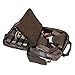 Pistol Case Range Bag for Handguns by FirstChoice; 2-4 Gun Padded Tactical Handgun Soft Case, Lockable Zippers w/Padlock, 3 Mini-Holsters, 8 Mag Slots, 4 Pockets, Range Mat (Black Kryptek Camo)