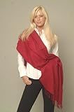 Scarf/Shawl/Wrap/Stole/Pashmina Shawl in solid color from Cashmere Pashmina Group (Regular Size)