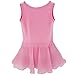 YiZYiF Toddler Kids Girl Ballet Dance Dress Leotard Chiffon Dancewear Costume Pink 6