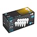 Triangle Bulbs (Pack of 10) 12 Watt A19 LED Bulb, 75 Watt Incandescent Bulbs Replacement, 1055lm, Soft White, Dimmable,