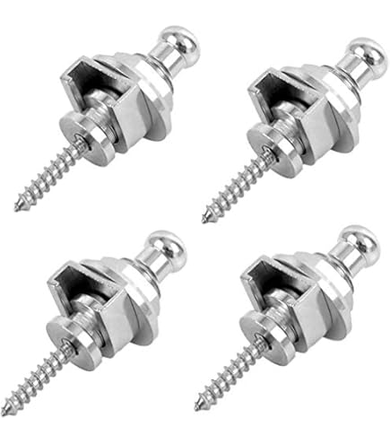 Lot De 2 Verrous à Bouton Cyclop Cylindre 45mm S'entrouvrant