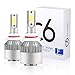9006 LED Headlight Bulbs, LinkStyle 2Pcs 6000K Cool White LED Headlight Fog Light Cree Bulbs 36W 3800LM Conversion Kits