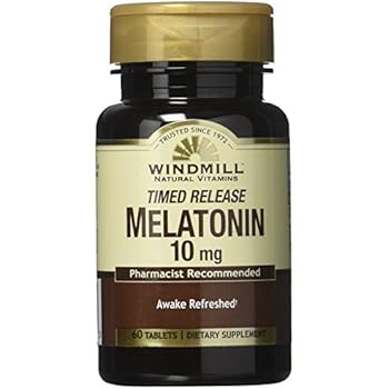 Windmill Melatonin Tabs, 10 mg, T/R Wmill 60