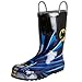 Western Chief Kids Waterproof D.C. Comics Character Rain Boots with Easy on Handles, Batman, 11 M US Little Kid