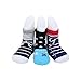 Pro1rise 6 Pairs Toddler Baby Boys Antislip Skid Sneakers Shoe Socks Age 12-24 Months