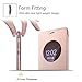 Fintie BLU LIFE ONE X2 Case - [Quick View Window] Premium PU Leather [Slim Flip] Protective Case Cover for BLU LIFE ONE X2 - 4G LTE Unlocked Smartphone, Rose Gold