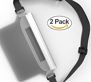 Waterproof Pouch Bag Case, Miatec Dry and Clean from Water Even Submersion -Premium Waterproof Material Crafted from the Art -Perfect for Boating, Kayaking, SeaWorld, Water Park, Swimming, 2 Pack