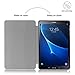 Galaxy Tab A 10.1 Case 2016 Released,PIXIU Lightweight Smart Folio Protective Case for Samsung Galaxy Tablet SM-T580/SM-T585 T587 (NO S Pen Version) Unique Floral Deisign