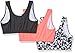 Fruit of the Loom Women's Built-Up Sports Bra (Pack of 3)
