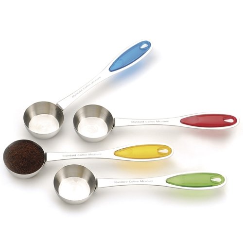 Red Stainless Steel Coffee Standard Measure Scoop the best Measuring