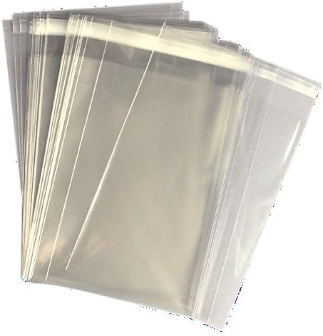 KeepFresh Clear Cellophane Bags, for Food Candy Gifts Treats Cookies Party Favors, Resealable 1.2mil Cello Plastic OPP-LPT Bag, 2-3/4 inch x 3-3/4 inch, 100 Count