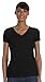 Fruit of the Loom Ladies' 5 oz., 100% Heavy Cotton HD® V-Neck T-Shirt M J NAVY
