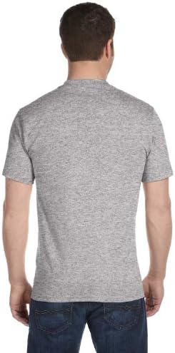 Hanes Men's ComfortSoft T-Shirt (Pack of 4) (Large, Black &amp; Grey)