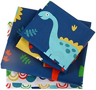 100% Cotton Sheets Kids Full Sheets for Kids Girls Boys Teens Children Sheets Bed Sheets for Kids Dinosaur(Full)…