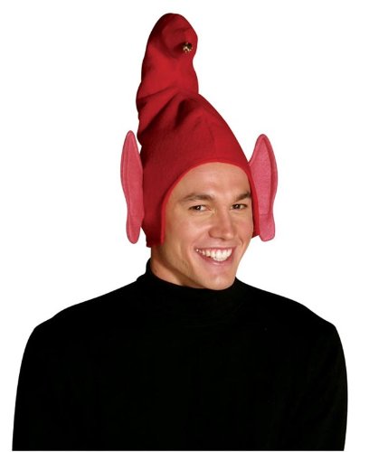 Rasta Imposta Elf Hat, Red, One Size