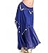 ZLTdream Womens Belly Dance Chiffon Skirt With Coins Blue,One Size