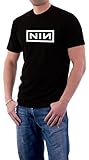Nine Inch Nails NIN Gun Cross Logo Year Zero Men's T-Shirt Medium Black