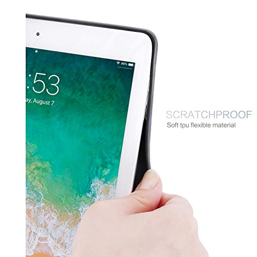 Ipad 7Th Generation Case Lalumix Ipad 10.2 Case 2019 Smart Shell Stand Cover Soft TPU Hard Back Protector with Auto Wake/Sleep for Tablet Case （Paisley Leaves）