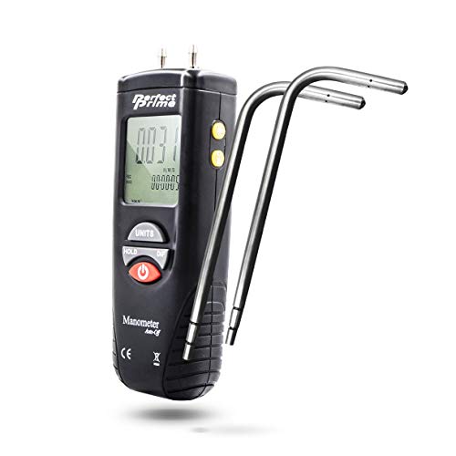 PerfectPrime AR1890P2, Digital Air Pressure Manometer to Measure Gauge